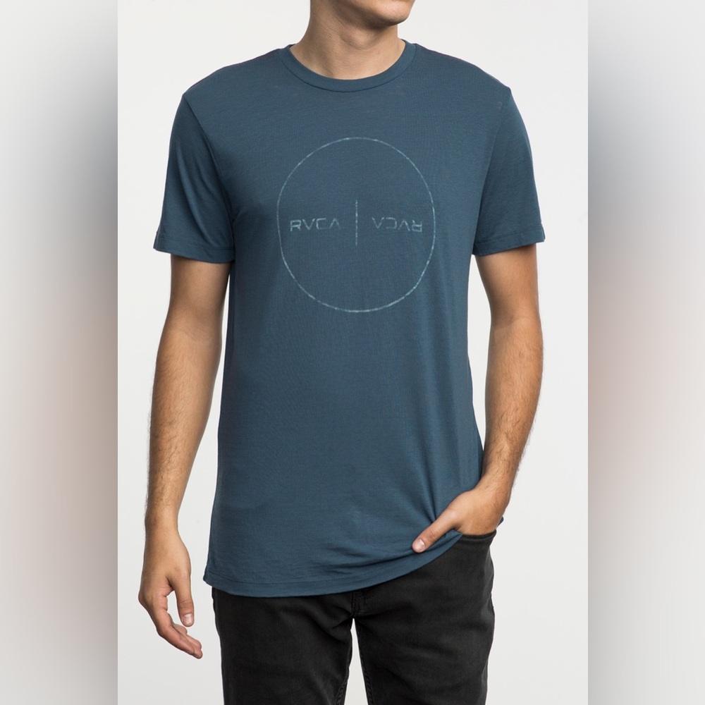RVCA Men’s Flipped Perimeter Tri-Blend Burnout T-Shirt 🔥